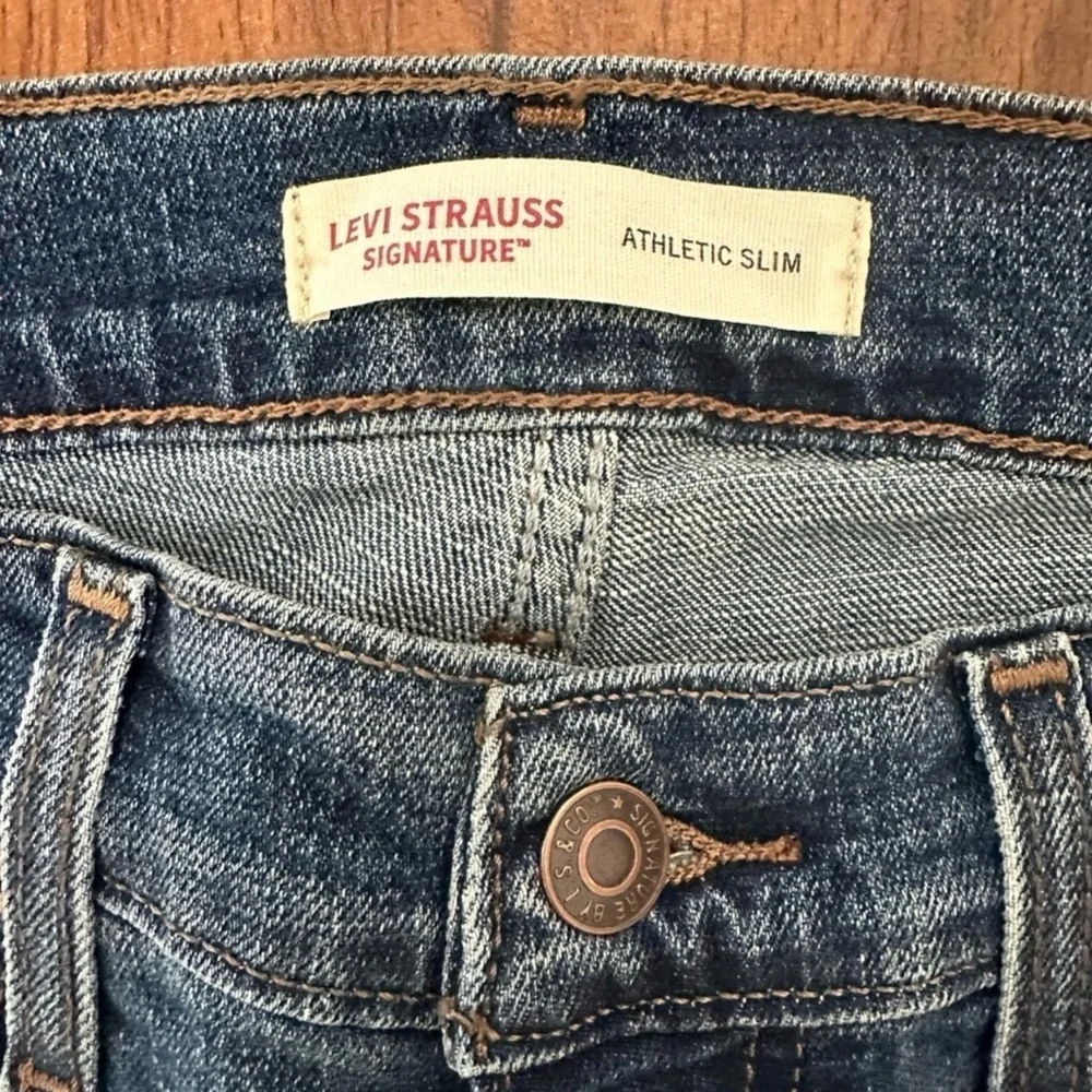 Men's Slim Straight Jeans - Blue